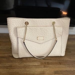 Kate Spade Ostrich Halsey Tote